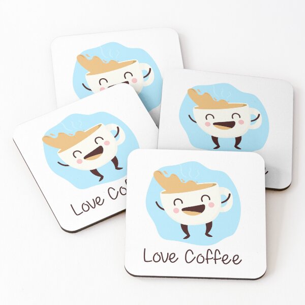Item preview, Cartoon Character Cute Love Coffee designed and sold by Momixzaaa.