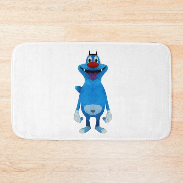 Item preview, Low Poly Blue Cartoon Character with Playful Expression designed and sold by OrangePoly.