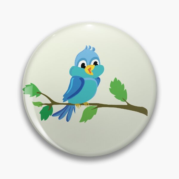 Item preview, Bird Branch Cute Vector Blue designed and sold by Sagal Theophil  Marak.