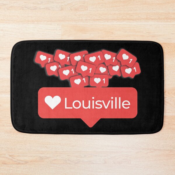 Item preview, Love My Louisville, Kentucky Notification Hearts designed and sold by elhefe.