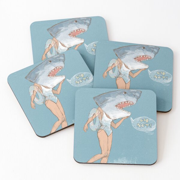 Item preview, shark is afraid of water designed and sold by Ekaterina Kuleva.