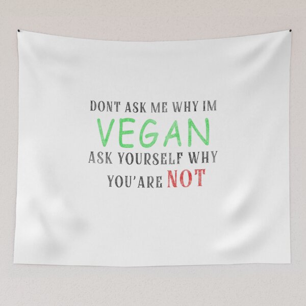 Item preview, Don't ask me why I'm a vegan  designed and sold by Amineharoni.