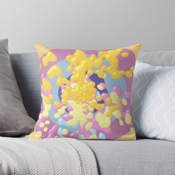Liquid Motion Throw Pillow
