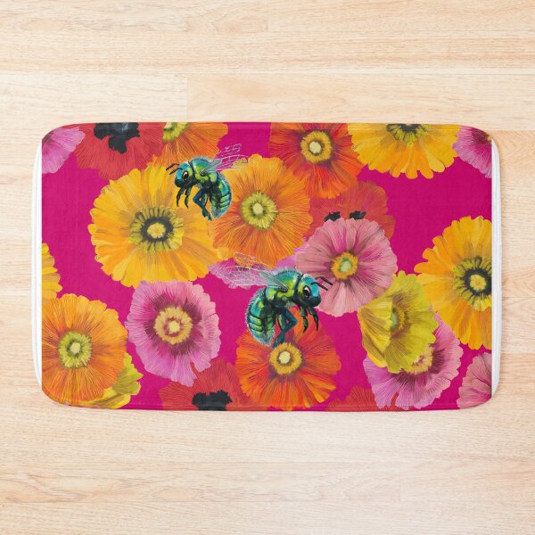 Item preview, Poppies and Pollinators designed and sold by Cori Redford.