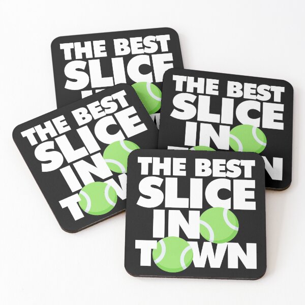 Item preview, The best slice in town Funny Tennis Player designed and sold by elhefe.