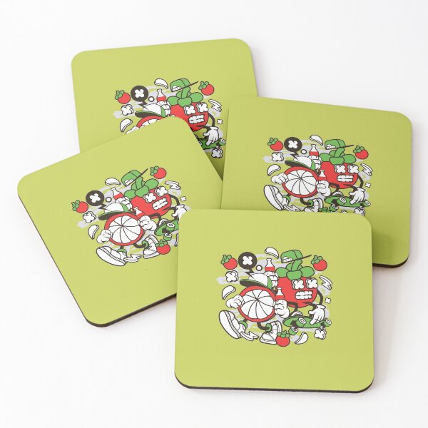 Item preview, Mangosteen Characters - Crazy fun  designed and sold by Nickelparis.