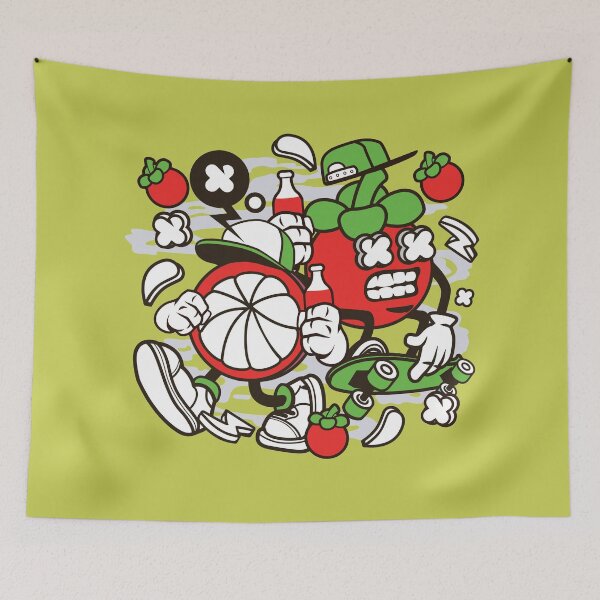 Item preview, Mangosteen Characters - Crazy fun  designed and sold by Nickelparis.