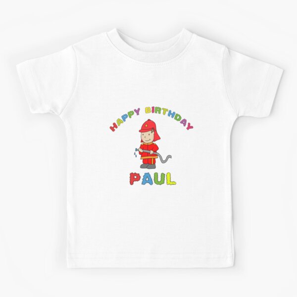 Birthday Happy Birthday Paul children's birthday Kids T-Shirt