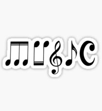 Musik Logo Sticker