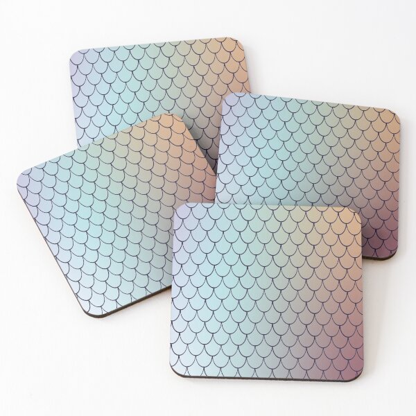 Item preview, Mermaid scales pattern patterned fish designed and sold by Onair555.