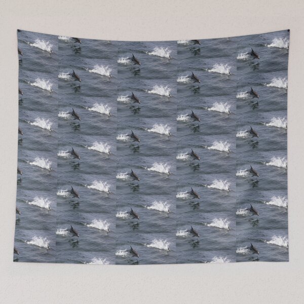 Item preview, Peale's Dolphins Porpoising designed and sold by Carole-Anne.