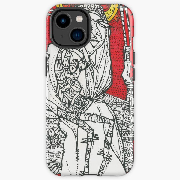 "Lady in red" by Tara Mokhtari iPhone Tough Case