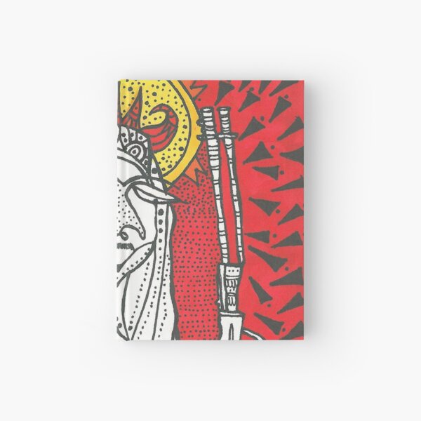 "Lady in red" by Tara Mokhtari Hardcover Journal