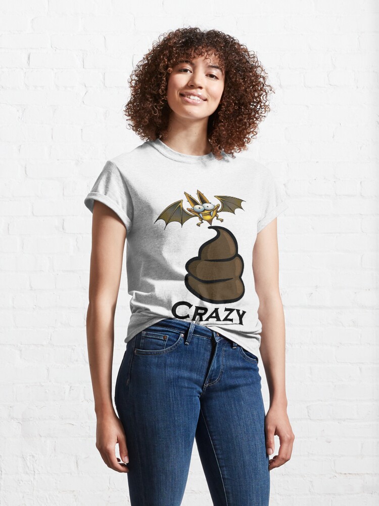 Alternate view of Bat Sh-t Crazy Design by MbrancoDesigns Classic T-Shirt