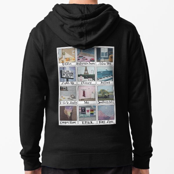 Fine Line As Polaroids: A Series Zipped Hoodie