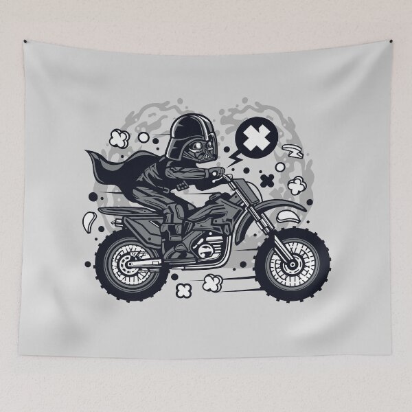 Item preview, Motocross - Dark side style white designed and sold by Nickelparis.
