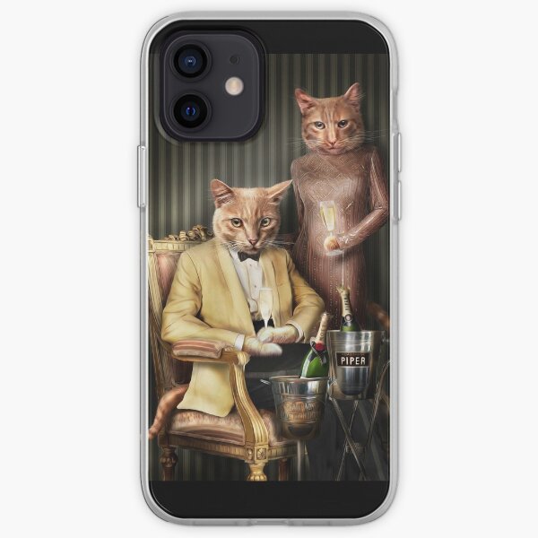 Cat Portrait - Moet and Piper iPhone Soft Case