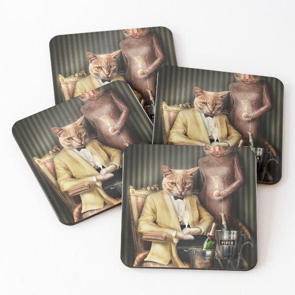 Item preview, Cat Portrait - Moet and Piper designed and sold by carpo17.