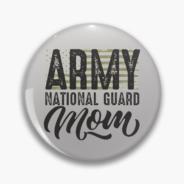 Item preview, Army National Guard Mom with US flag military style gift  designed and sold by alenaz.