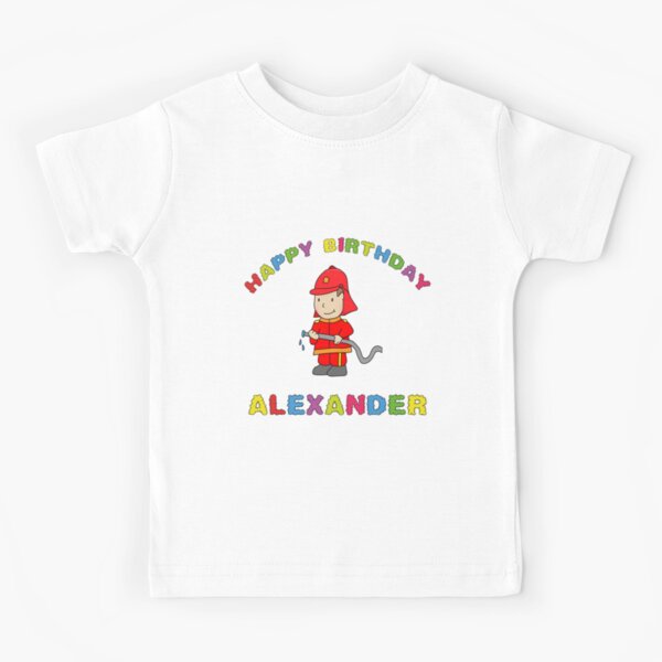 Kindergeburtsatg Birthday Happy Birthday Alexander Junge Kind Kids T-Shirt