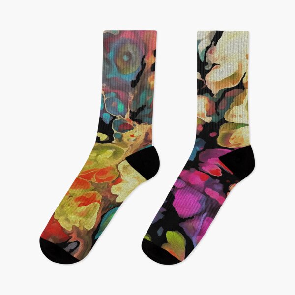 Item preview, Stocksom Blue-Yellow Dark-6 designed and sold by Stocksom  Art Prints.
