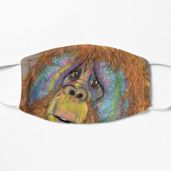 save the Orangutan Flat Mask