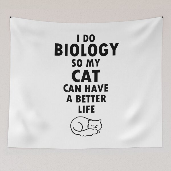 Item preview, Biology biologist organic cat nerd science gift designed and sold by LeMuesch.