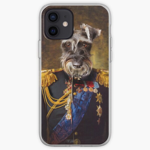 Schnauzer Dog Portrait - Elliott iPhone Soft Case