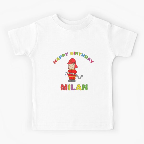 Birthday Happy Birthday Milan children's birthday Kids T-Shirt