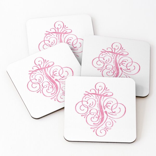 Item preview, Monogram T Watercolor Pink designed and sold by junkydotcom.