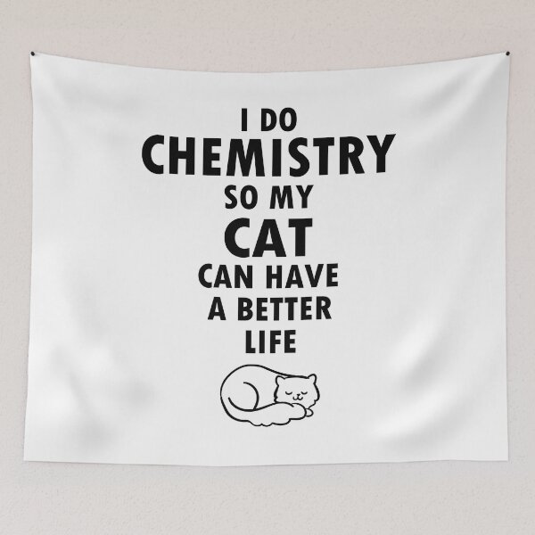 Item preview, Chemist chemistry cat nerd science gift teacher designed and sold by LeMuesch.