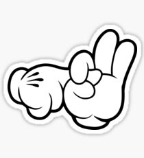 Funny Fingers. Sticker
