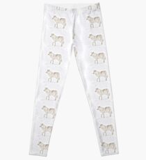 Tip Toe in the Snow - Arctic wolf Leggings