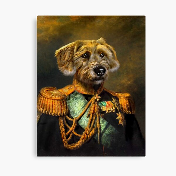 Dog Portrait - Doogle Canvas Print