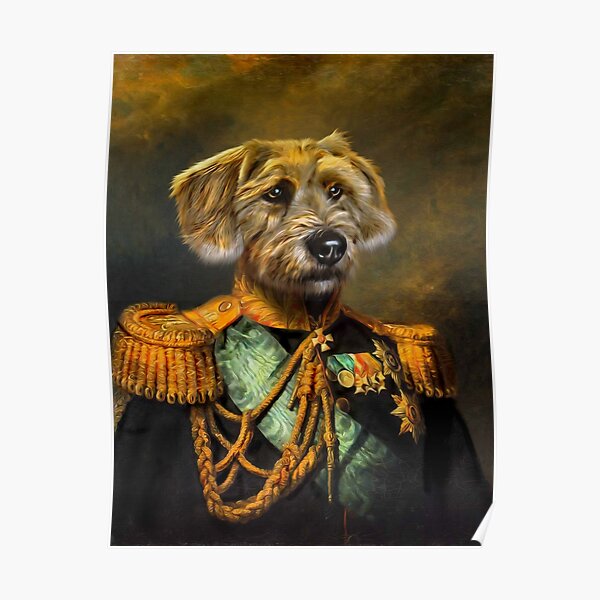 Dog Portrait - Doogle Poster
