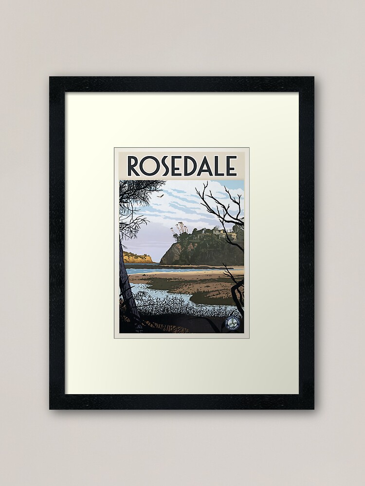 "Rosedale" Framed Art Print for Sale by CoastIsCalling Redbubble