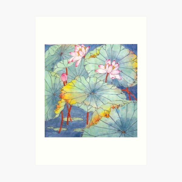 Lotus Glamour Art Print