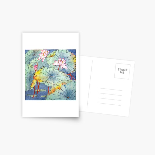 Lotus Glamour Postcard