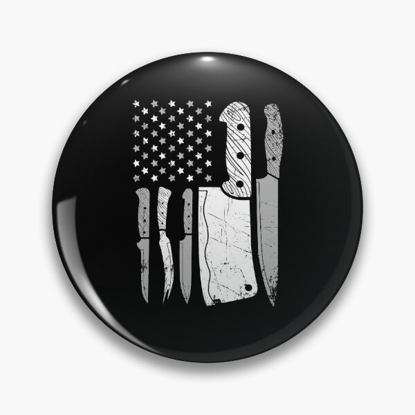 Item preview, Chef Knife American Flag designed and sold by Captain Mood.