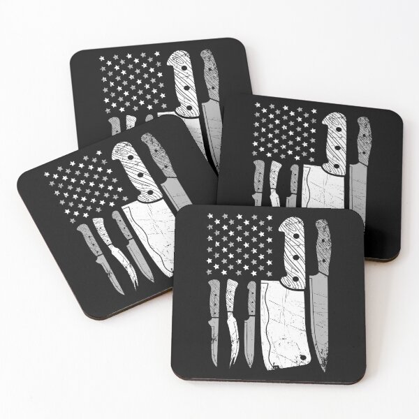Item preview, Chef Knife American Flag designed and sold by Captain Mood.