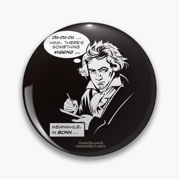 Item preview, Beethoven Comic Style T Shirt Design 250 designed and sold by Spassprediger.