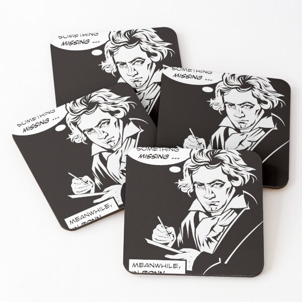 Item preview, Beethoven Comic Style T Shirt Design 250 designed and sold by Spassprediger.