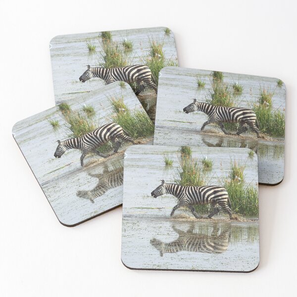 Item preview, Zebras Cantering Across The Swamp designed and sold by Carole-Anne.