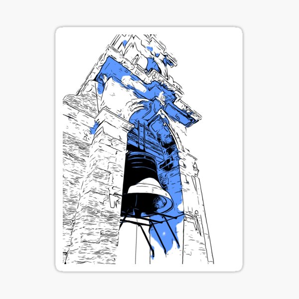 The church bell of Valencia Cathedral, May 2019 Sticker
