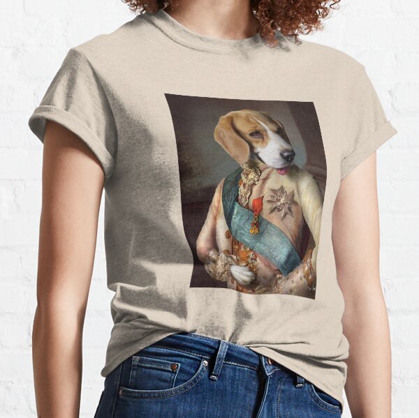 Beagle Dog Portrait - Louis Classic T-Shirt