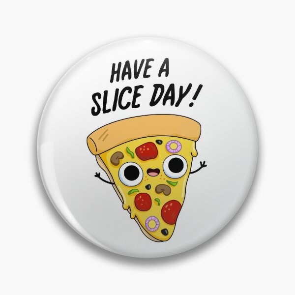 Cute Pizza Slice' Large Buttons