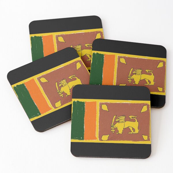 Item preview, Sri Lanka flag first try designed and sold by damelibellule.