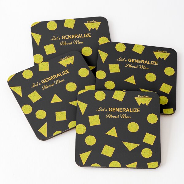 Item preview, Let's Generalize About Men (Heather, Yellow Outlines) designed and sold by SpectreSparkC.