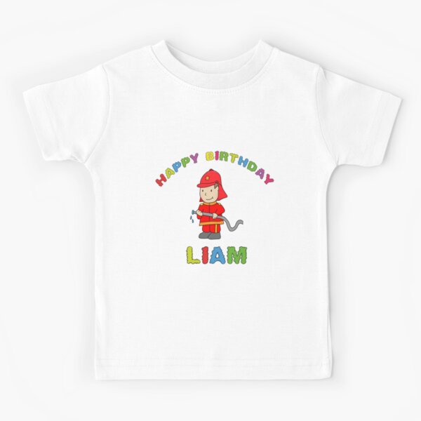 Kindergeburtsatg happy birthday Liam boy child Kids T-Shirt