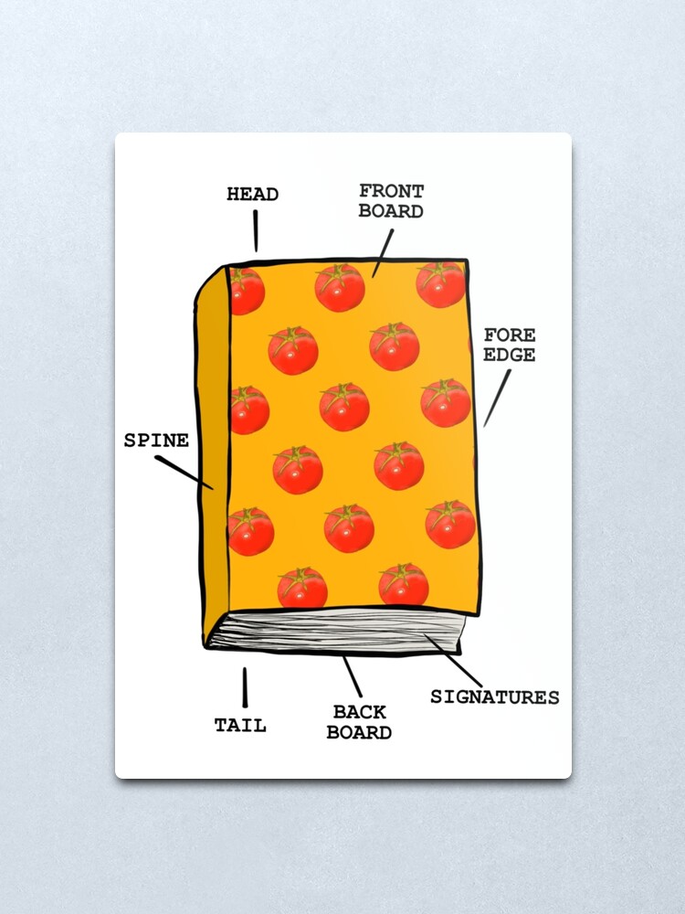Alternate view of Book anatomy Metal Print